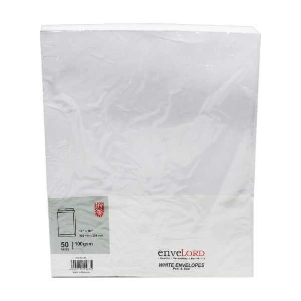 White Envelopes - 12" X 10" 50PCS