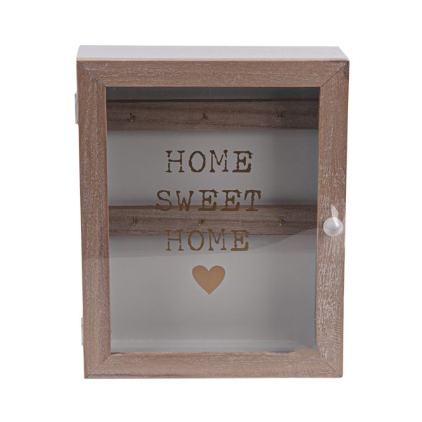 White Wooden Key Box
