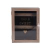 Black Wooden Key Box