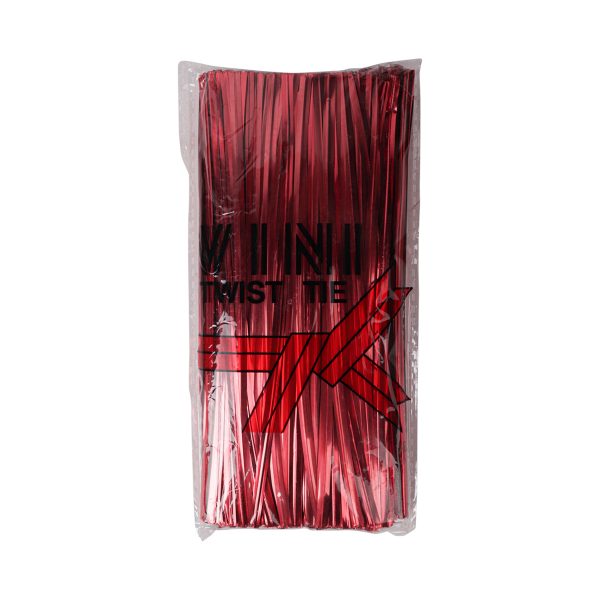 Red Twist Tie 15CM