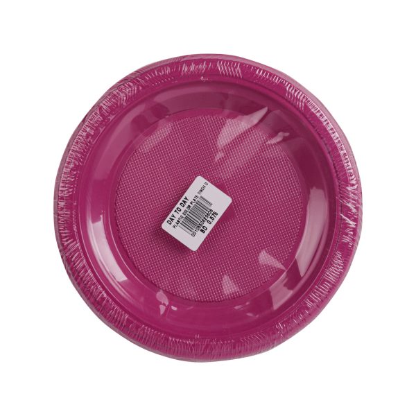 Purple Plastic Plate 7inch - 20PCS