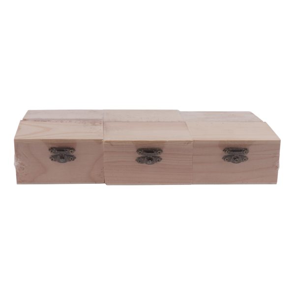 Mini Wooden Boxes - 6PCS