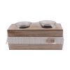 Wooden Candle Holder - 2PCS