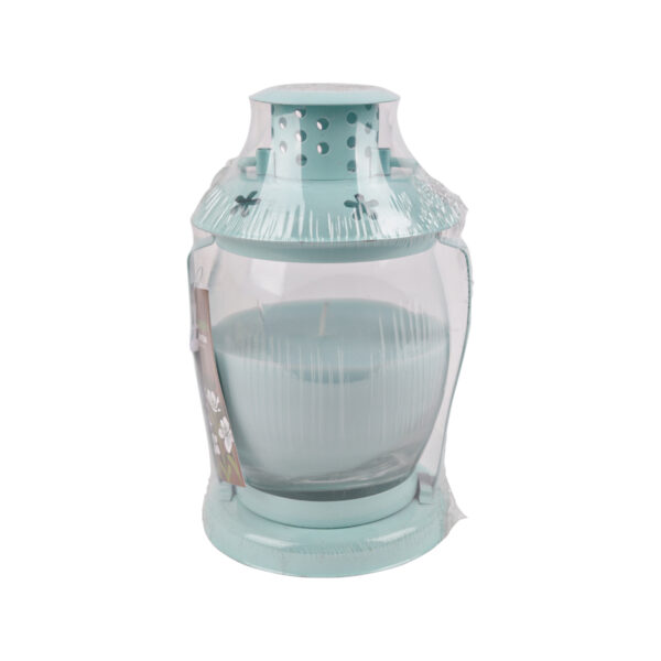 Metal Lantern With Candle