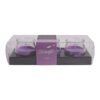 Lavender Glass Candles 3PCS