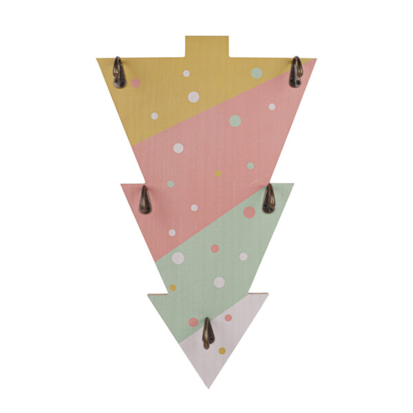 Christmas Tree Key Holder - 5 Hooks