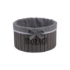 Grey Round Storage Basket - Medium