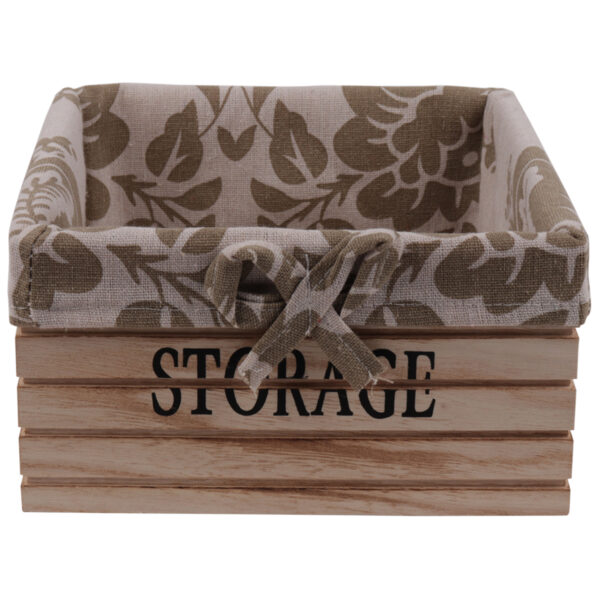 Wooden Storage Basket - Big