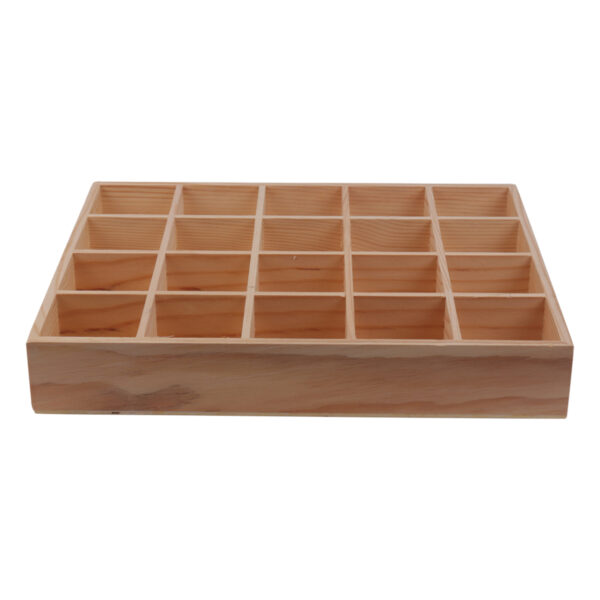 Wooden Craft Box 20 Section - Image 2