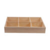 Wooden Craft Box 6 Sections