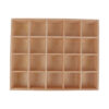 Wooden Craft Box 20 Section