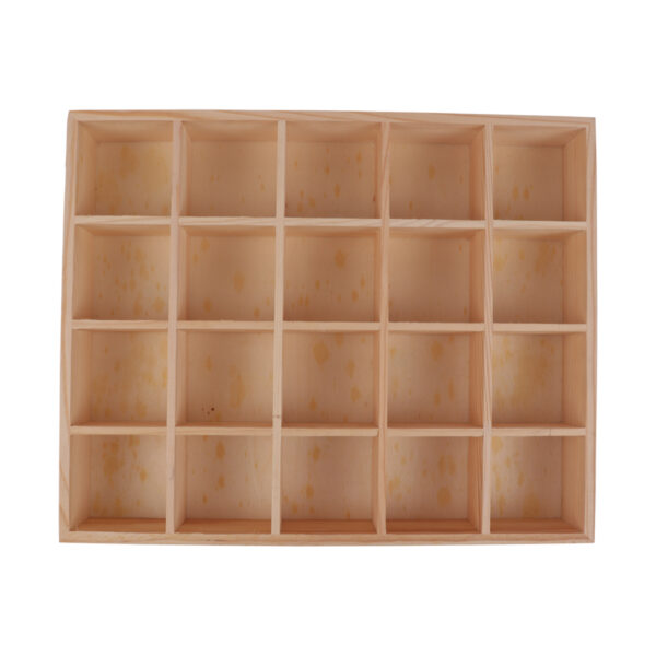 Wooden Craft Box 20 Section