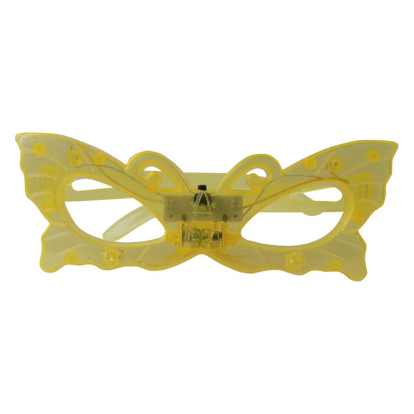 Party Glasses With Light - Yellow