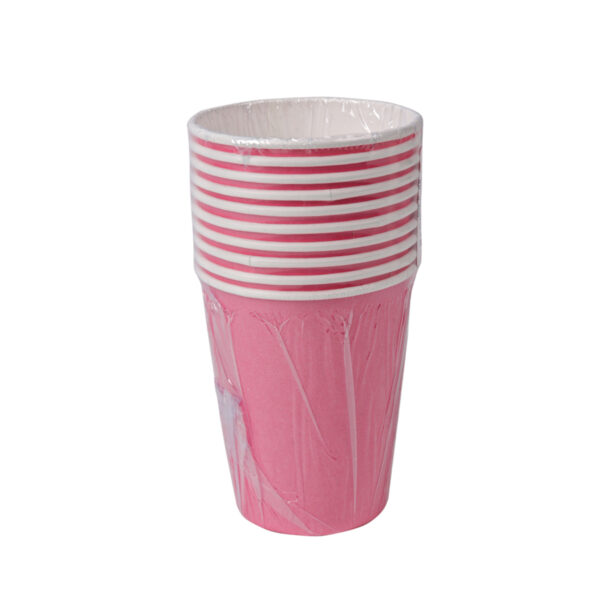 Pink Party Paper Cups - 10PCS