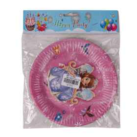 Girls Paper Plates - 5PCS