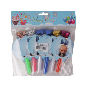 Boss Baby Party Plastic Horn - 6PCS