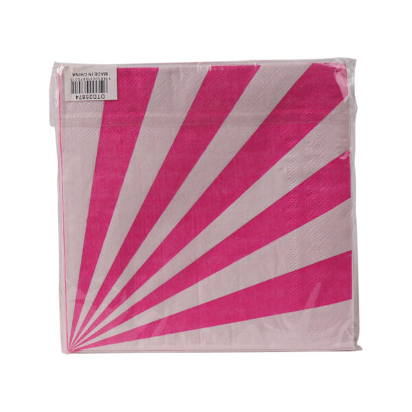 Pink & White Party Tissues - 20PCS