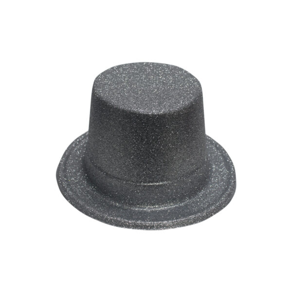 Silver Party Glitter Cap