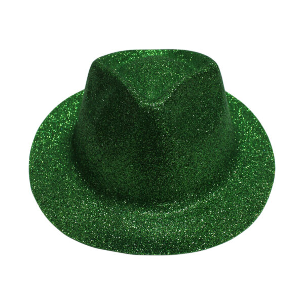 Green Party Glitter Cap