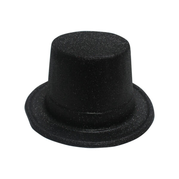 Black Party Glitter Cap