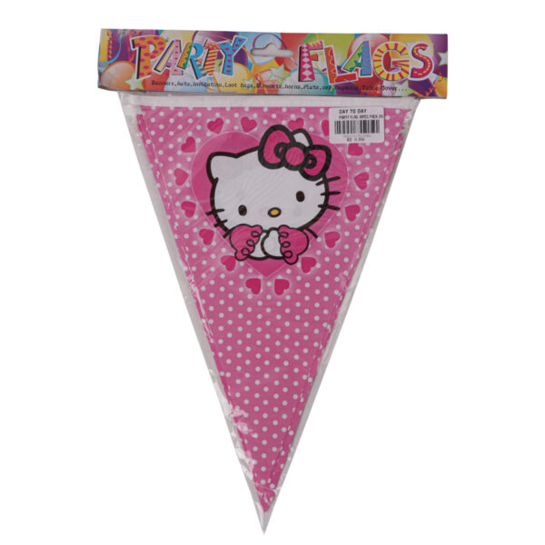 Hello Kitty Party Flags - 10PCS