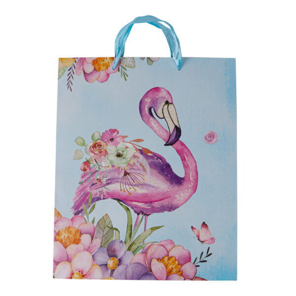 Flamingo Gift Bag 26 X 12 X 32CM