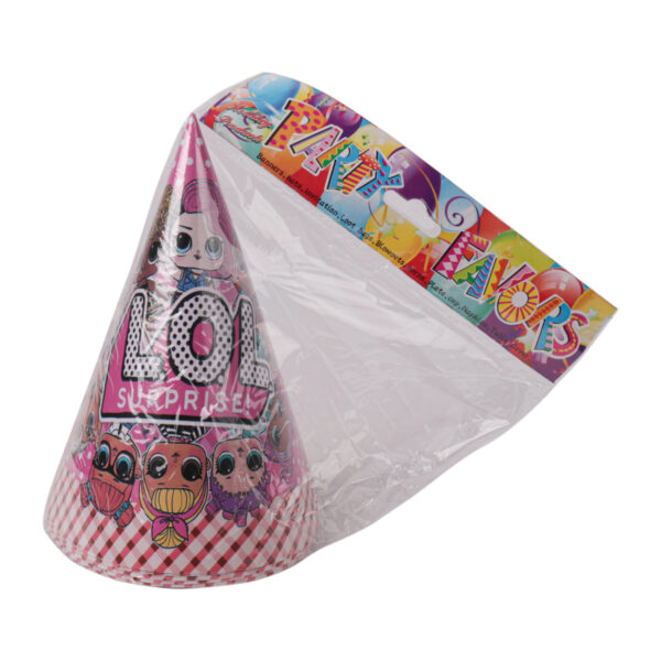 LOL Party Paper Cap 20CM - 6PCS