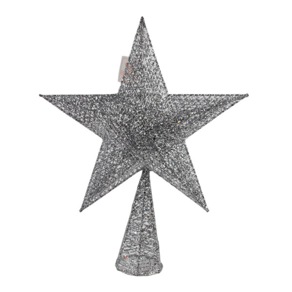 Christmas Silver Mesh Star (34)cm