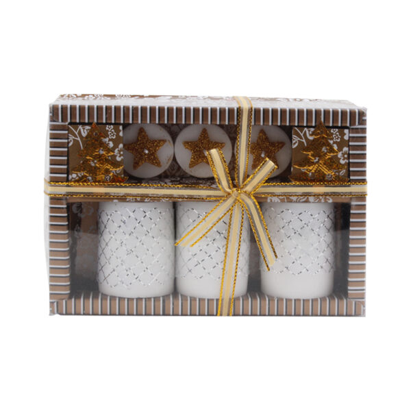 Party Candles With Glitter (6PCS)