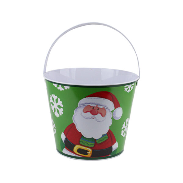 Christmas Metal Bucket (23x18.5)