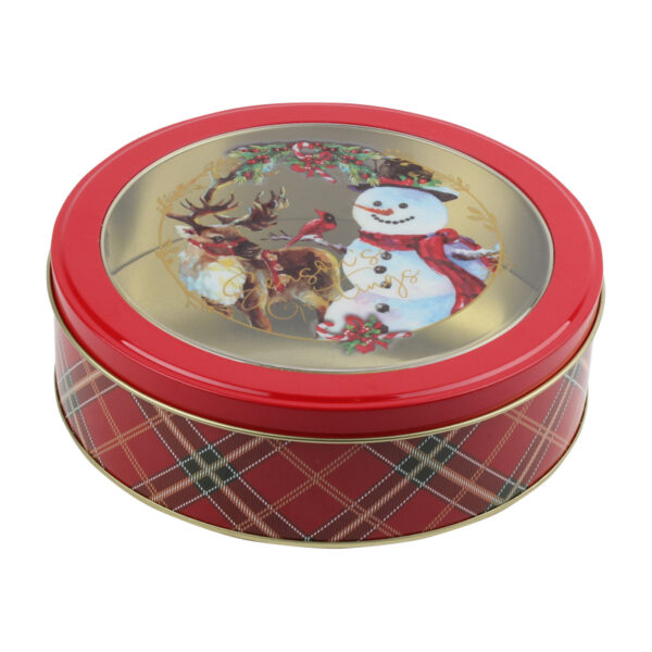 Christmas Metal Round Box