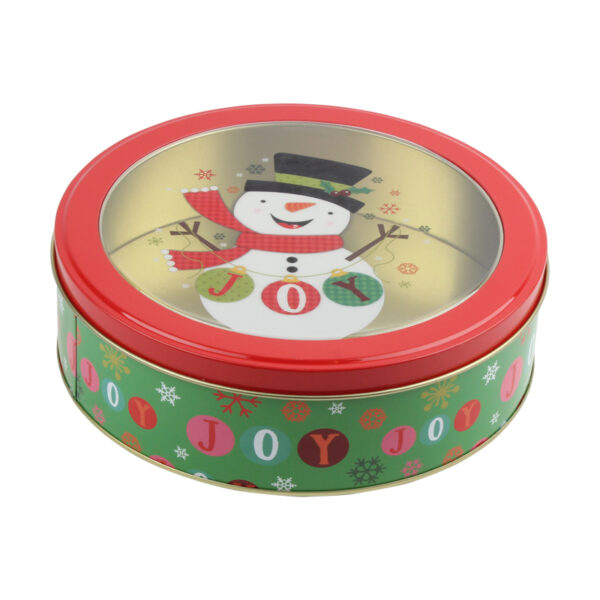 Christmas Metal Round Box