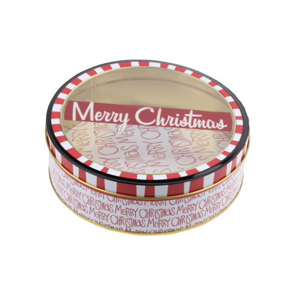 Christmas Metal Round Box