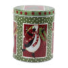 Christmas Metal Box Round