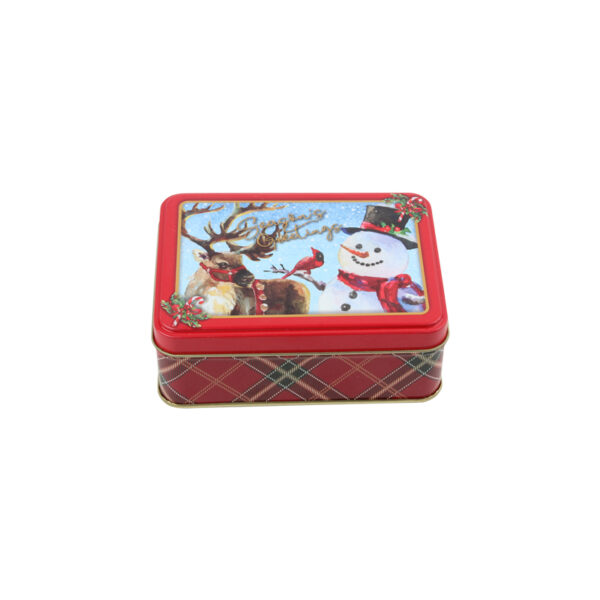 Christmas Metal Box Rectangular