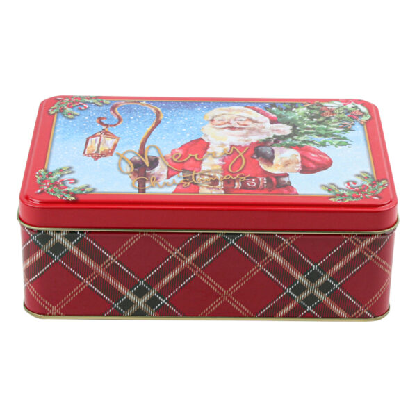 Christmas Metal Box Rectangular