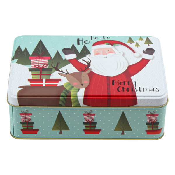Christmas Metal Box Rectangular