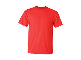 Plain red t-shirt