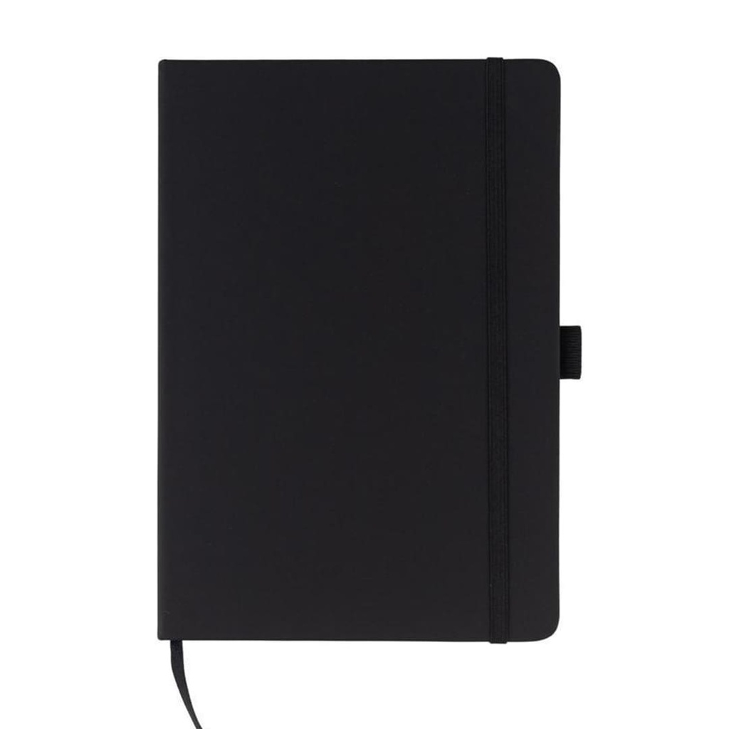 JURSI - Giftology A5 PU Notebook with Pen Loop - Black (1)
