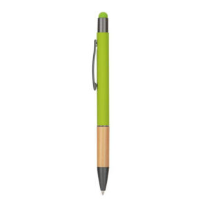 AYTOS - Metal Stylus Pen with Bamboo Grip - Green