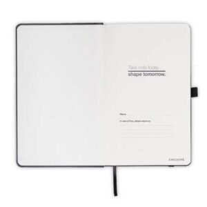 BARON - Santhome Expanded A5 Hard Cover Notebook - Black