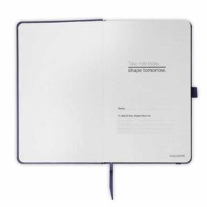 BARON - Santhome Expanded A5 Hard Cover Notebook - Navy Blue