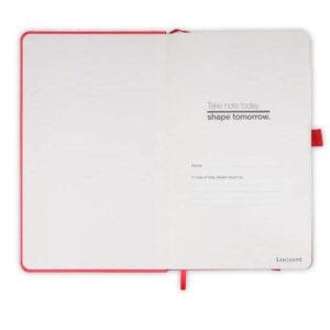BARON - Santhome Expanded A5 Hard Cover Notebook - Red