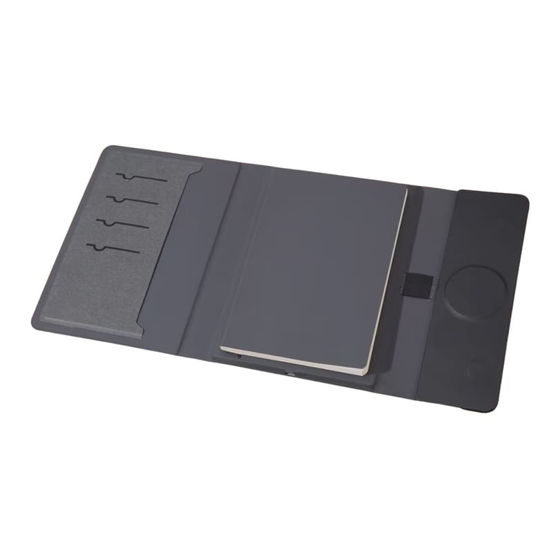 BERGMUND - Santhome 10000mAh Mag Wireless Powerbank Portfolio - Black - الصورة 8