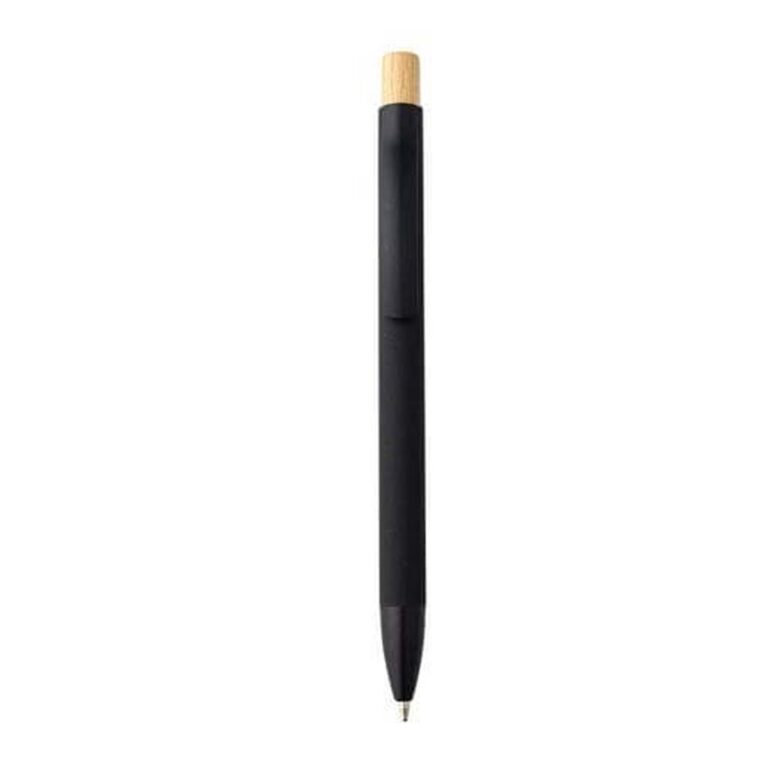 BOLT-Aluminium-Push-Action-Ballpen-Black-1