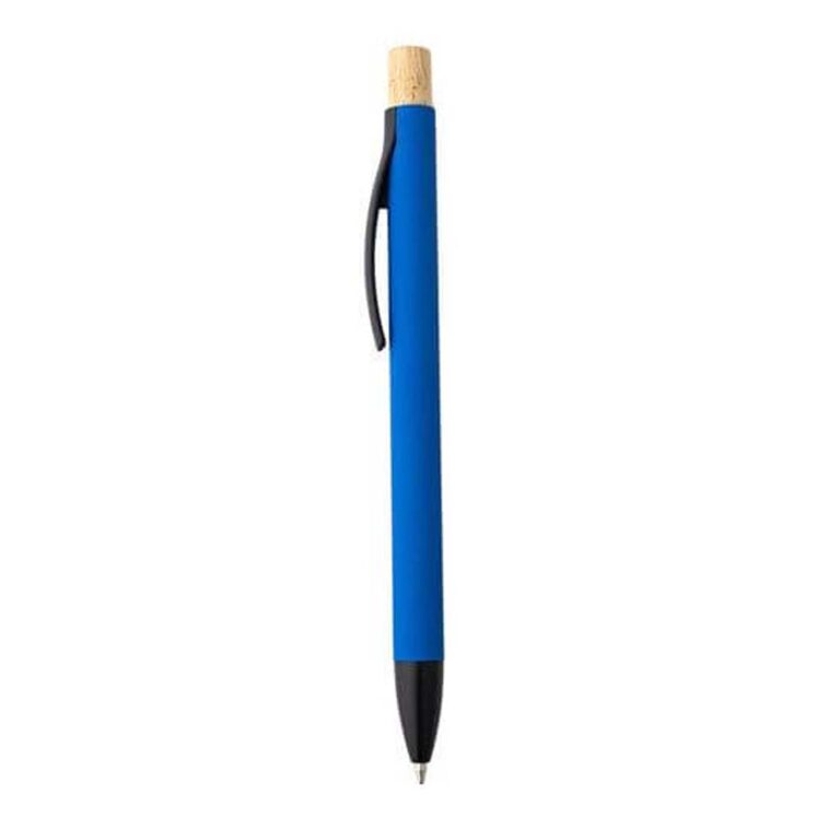 BOLT-Aluminium-Push-Action-Ballpen-Medium-Blue-