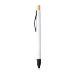 BOLT - Aluminium Push Action Ballpen - White