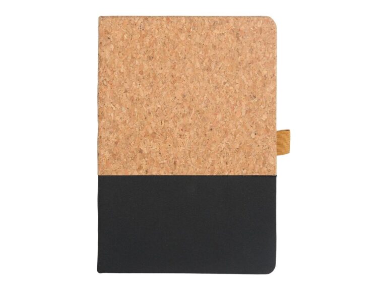 BORSA-eco-neutral-A5-Cork-Fabric-Hard-Cover-Notebook-and-Pen-Set-Black-1