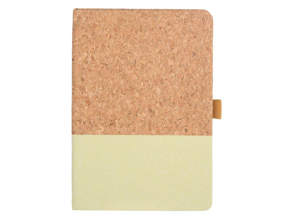 BORSA-eco-neutral-A5-Cork-Fabric-Hard-Cover-Notebook-and-Pen-Set-Green
