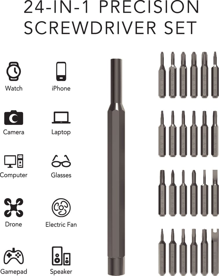 BREVIK - 24-in-1 Precision Screwdriver Set - الصورة 3